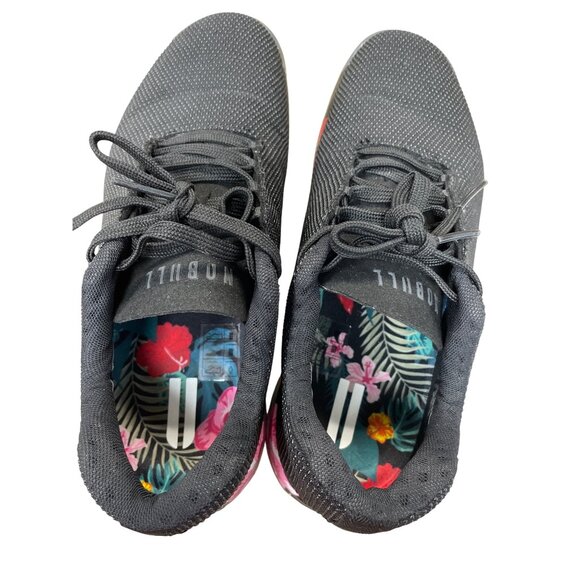 NOBULL Womans Black Floral Canvas Low Sneakers Sz 10.5 SKU 9587 - Picture 14 of 15